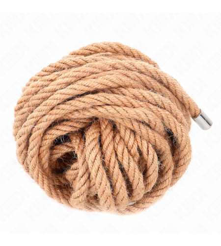KINK - CORDE DE CHANVRE AVEC TÊTE MÉTALLIQUE 10 MÈTRES