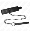 KINK - COLLIER DE BONDAGE EN NÉOPRÈNE MODÈLE 2 AVEC CEINTURE 78 CM RÉGLABLE 37,5 X 49,5 CM