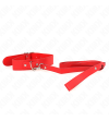 KINK - COLLIER AVEC CEINTURE 116 CM BRACELET ROJO AJUSTABLE 32-50 CM X 8 CM