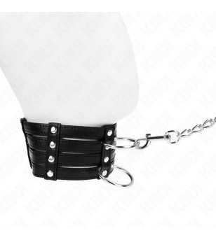 KINK - COLLIER AVEC CEINTURE 65 CM SUB STYLE AJUSTABLE 35-51 CM X 7 CM