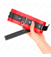 KINK - COLLIER AVEC CEINTURE 65 CM AVEC SANGLE ROUGE 54 X 4,5 CM