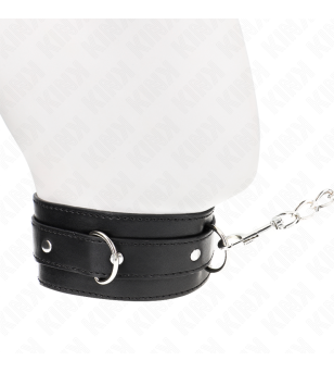 KINK - COLLIER AVEC CEINTURE 65 CM AVEC SANGLE NOIR 54 X 4,5 CM