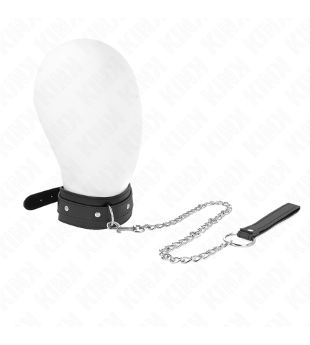 KINK - COLLIER AVEC LAISSE 65 CM 1 ANNEAU RÉGLABLE 38-49 CM X 5 CM