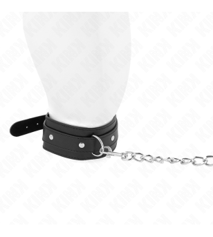 KINK - COLLIER AVEC LAISSE 65 CM 1 ANNEAU RÉGLABLE 38-49 CM X 5 CM