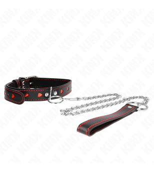 KINK - COLLIER AVEC BRACELET 65 CM DÉTAILS COEUR 52,5 X 2,5 CM