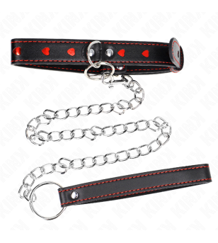 KINK - COLLIER AVEC BRACELET 65 CM DÉTAILS COEUR 52,5 X 2,5 CM