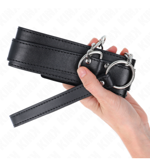 KINK - COLLIER AVEC BRACELET 65 CM BOUCLES ARGENT RÉGLABLES 33-46 CM X 5,5 CM