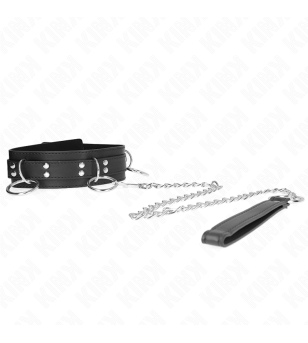 KINK - COLLIER ESCLAVAGE 3 ANNEAUX AVEC SANGLE 80 CM 53 X 5 CM