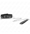 KINK - COLLIER ESCLAVAGE 3 ANNEAUX AVEC SANGLE 80 CM 53 X 5 CM