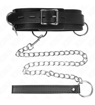 KINK - COLLIER ESCLAVAGE 3 ANNEAUX AVEC SANGLE 80 CM 53 X 5 CM