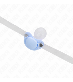 KINK - GAG EN FORME DE SUCETTE BLEU CLAIR 5,5 x 4 CM AJUSTABLE 43-60 CM
