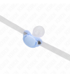 KINK - GAG EN FORME DE SUCETTE BLEU CLAIR 5,5 x 4 CM AJUSTABLE 43-60 CM