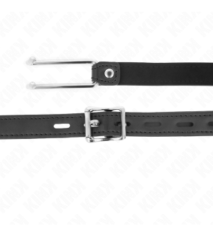 KINK - BÂTON À CROCHET EN MÉTAL 11,5 CM AVEC SANGLE EN CUIR RÉGLABLE 39-58 CM X 2 CM