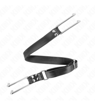 KINK - GAG CROCHET EN MÉTAL RÉGLABLE 36-52 CM