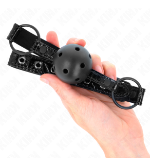 KINK - BOULE MOTIF DIAMANT 4,5 CM GAG MODÈLE 3 64,5 CM RÉGLABLE 42-60 CM