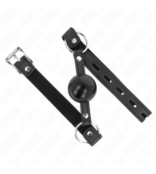 KINK - BÂTON TPE BALLE 4 CM AVEC SERRURE NOIRE 60 x 2 CM