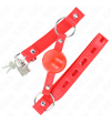 KINK - BÂILLON TPE BALLE 4 CM AVEC ROJO LOCK 60 x 2 CM