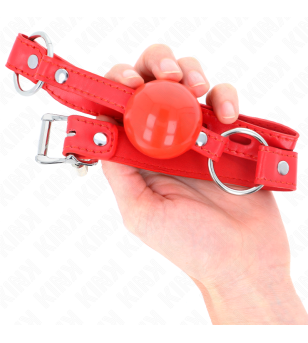 KINK - BÂILLON TPE BALLE 4 CM AVEC ROJO LOCK 60 x 2 CM