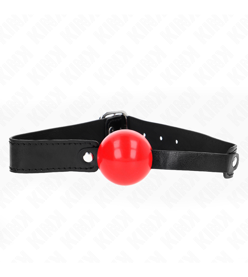 KINK - BALLE TPE SOUPLE 4 CM GAG MODÈLE 1 66 x 2,5 CM RÉGLABLE 41-61 CM