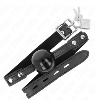 KINK - BALLE TPE SOUPLE 4 CM GAG MODÈLE 3 60 x 2 CM RÉGLABLE 37-52 CM