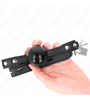 KINK - BALLE TPE SOUPLE 4 CM GAG MODÈLE 3 60 x 2 CM RÉGLABLE 37-52 CM