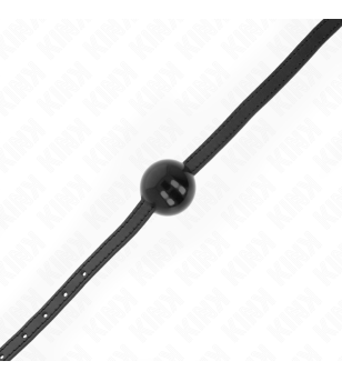 KINK - BALLE SOLIDE SIMPLE NOIRE 4 CM BAG 65 x 1,5 CM