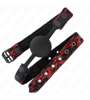 KINK - BOULE SILICONE SCANDALE 4 CM GAG MODÈLE 1 65 x 2 CM