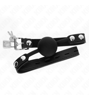 KINK - MODÈLE 1 BILLE EN SILICONE 4 CM BAG AVEC SERRURE 60 x 2 CM