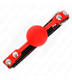 KINK - BOULE EN SILICONE 4 CM GAG MODÈLE 2 60 x 2 CM