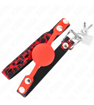 KINK - MODÈLE 2 BILLE EN SILICONE 4 CM BAG AVEC SERRURE 60 x 2 CM