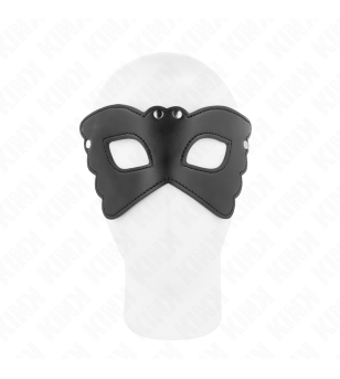 KINK - MASQUE EN CUIRETTE FORME PAPILLON 20 x 9 CM