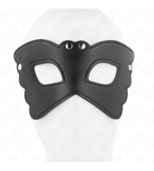 KINK - MASQUE EN CUIRETTE FORME PAPILLON 20 x 9 CM
