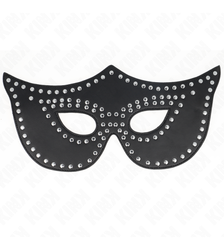 KINK - MASQUE EN CUIRETTE À RIVETS MODÈLE 2 30 x 12 CM