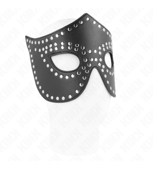 KINK - MASQUE EN CUIRETTE À RIVETS MODÈLE 2 30 x 12 CM