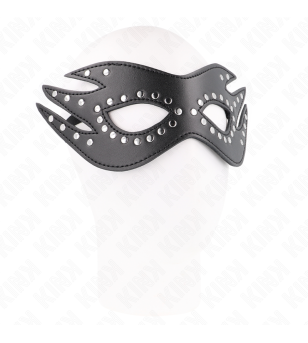 KINK - MASQUE EN CUIRETTE À RIVETS MODÈLE 3 26 x 9,5 CM