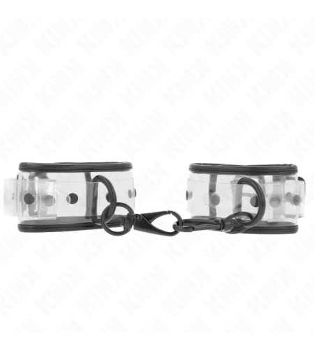 KINK - POIGNETS TRANSPARENTS AJUSTABLES 18-30 CM X 5,5 CM