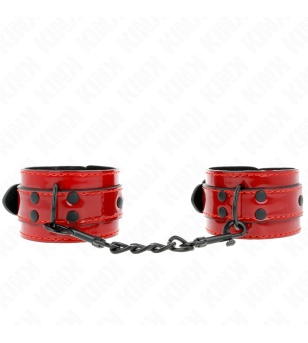 KINK - POIGNETS ROUGE FONCÉ...