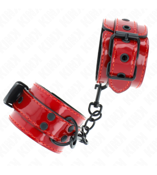 KINK - POIGNETS ROUGE FONCÉ 23 X 5 CM