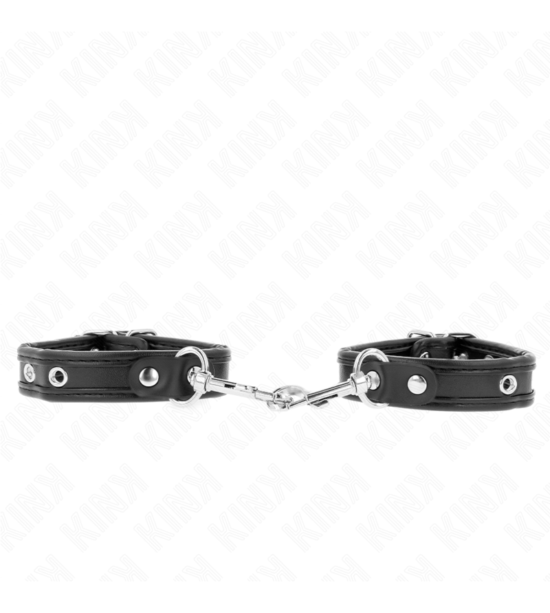 KINK - MINI BRACELETS NOIR AVEC CLOUS RÉGLABLES 16-22 CM X 2 CM