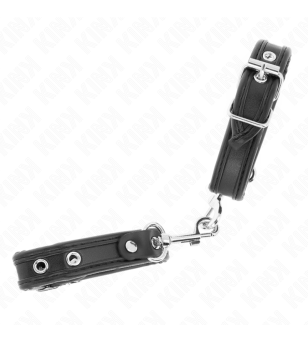 KINK - MINI BRACELETS NOIR AVEC CLOUS RÉGLABLES 16-22 CM X 2 CM