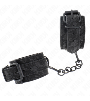 KINK - POIGNETS RECOUVERTS DE DENTELLE FONCÉE RÉGLABLE NOIR 19-26 CM