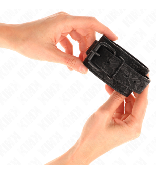 KINK - POIGNETS RECOUVERTS DE DENTELLE FONCÉE RÉGLABLE NOIR 19-26 CM