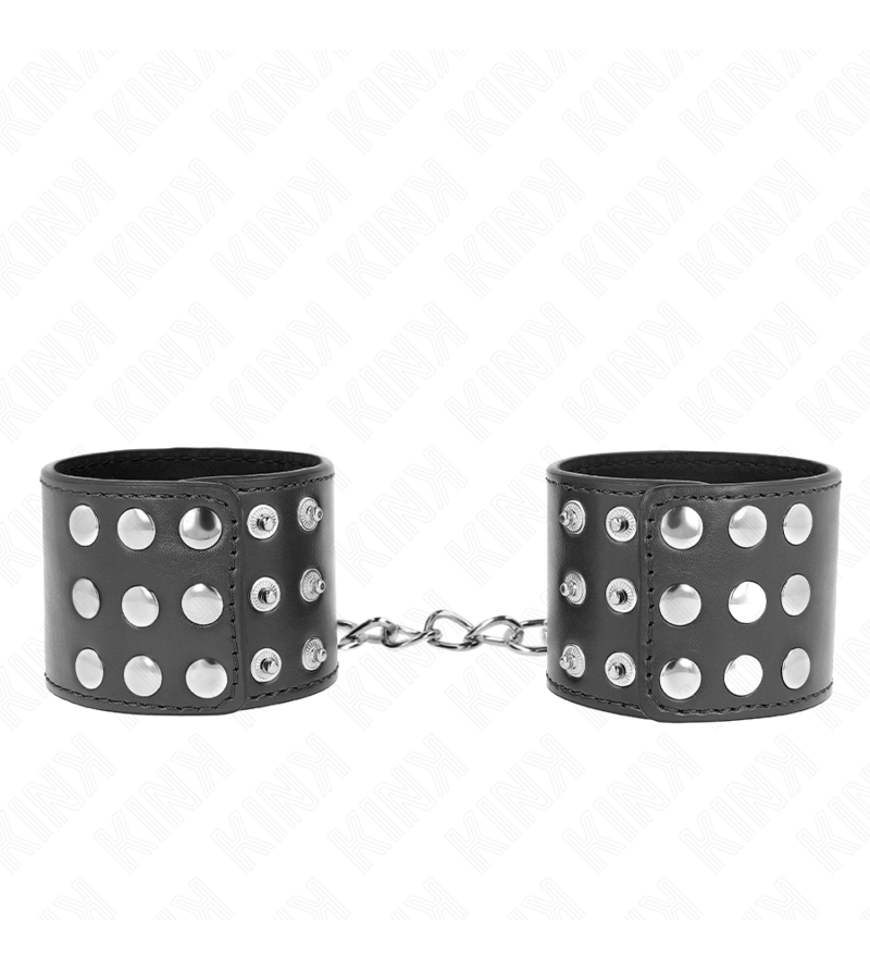 KINK - APPUI-POIGNETS AVEC BOUTON-PRESSION NOIR RÉGLABLE 19-24 CM X 5,5 CM