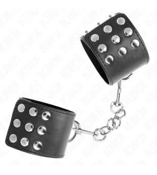 KINK - APPUI-POIGNETS AVEC BOUTON-PRESSION NOIR RÉGLABLE 19-24 CM X 5,5 CM