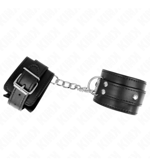 KINK - 3 APPAREILS-POIGNETS AJUSTABLES NOIR 17,5-25 CM X 6 CM