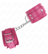 KINK - 3 APPAREILS-POIGNETS AJUSTABLES ROSE 17,5-25 CM X 6 CM