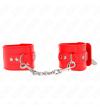 KINK - APPUI-POIGNETS AVEC FERMETURE PAR CADENAS ROUGE AJUSTABLE 16-23 CM X 5,5 CM