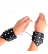 KINK - BRACELETS STYLE POINT NOIR AVEC CHAÎNE RÉGLABLE 17-23 CM X 8,5 CM