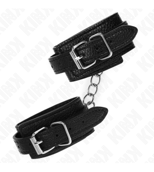 KINK - APPUI-POIGNETS MOTIF SERPENT NOIR AJUSTABLE 20-28 CM X 5,4 CM