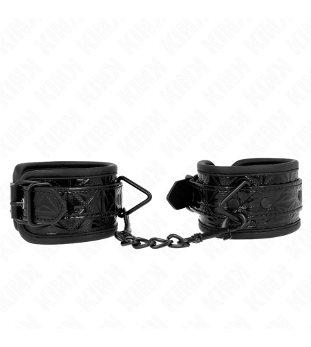 KINK - APPUI-POIGNETS MOTIF DIAMANT NOIR AJUSTABLE 17-26 CM X 5,5 CM